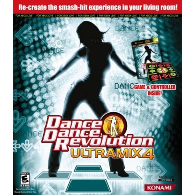 Dance Dance Revolution Ultramix 4 Bundle Game And Mat NTSC Xbox Used