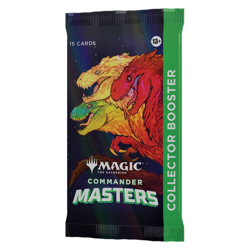 Magic Commander Masters Collector Booster Pack New