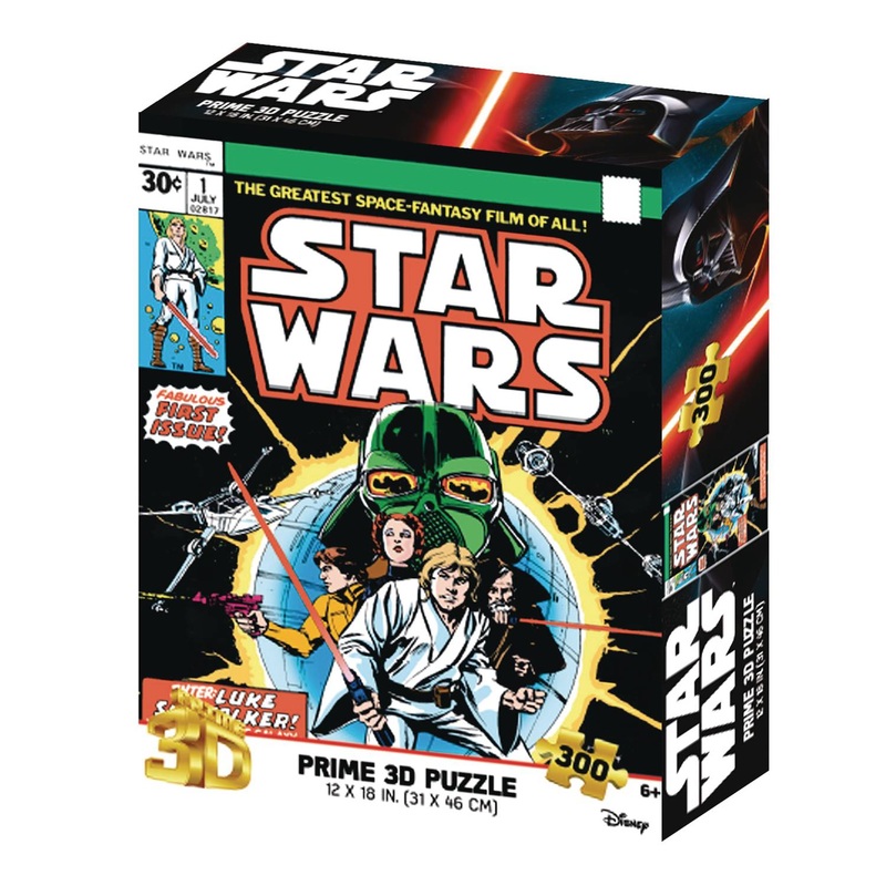 Star Wars #1 Cover 300 Piece Lenticular Puzzle New