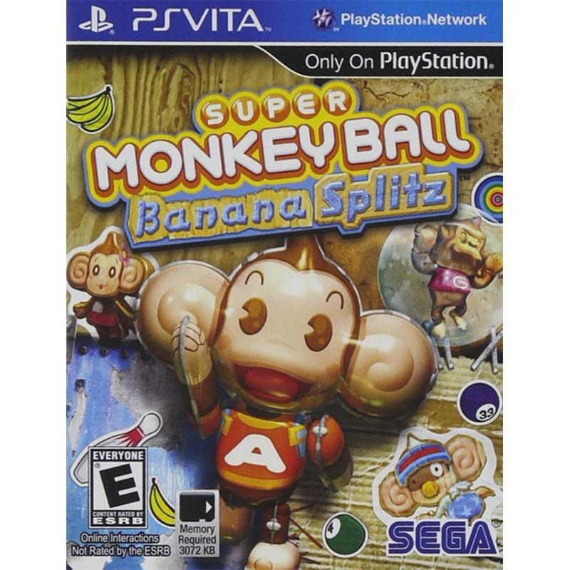 Super Monkey Ball Banana Splitz Vita Used