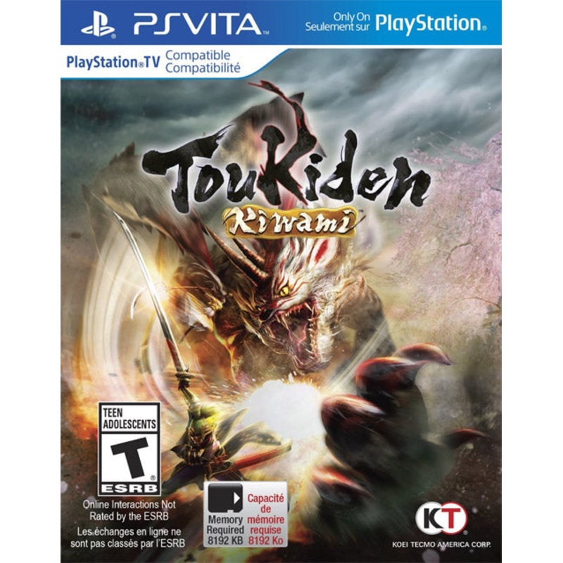 Toukiden Kiwami PS Vita Used Cartridge Only