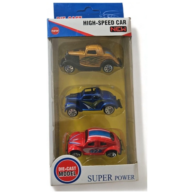 3 Piece Die Cast Car Set