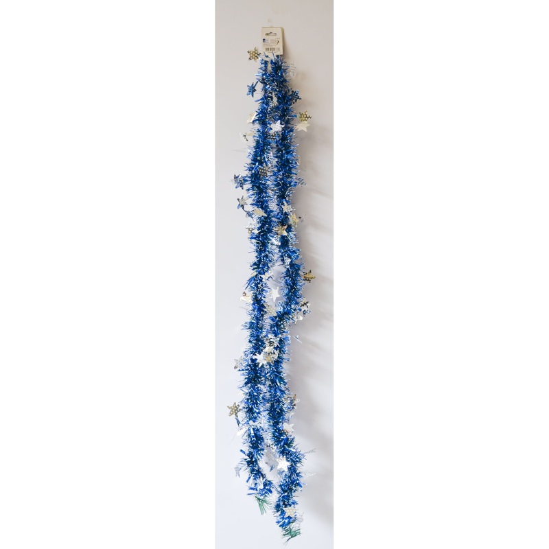 Blue Garland Stars Decor LT10742