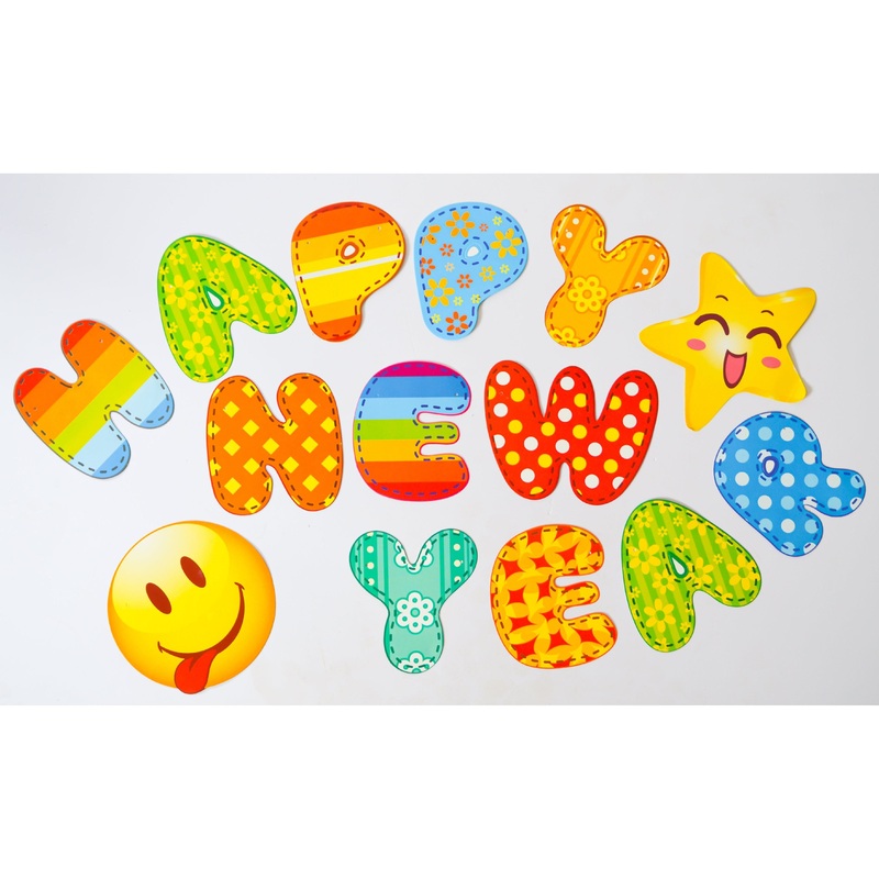 Emoji Shapes Banner Decor