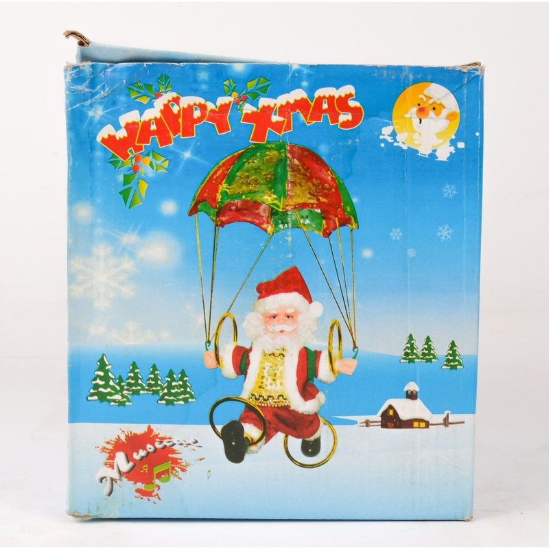 Gymnastic Santa Christmas Decor