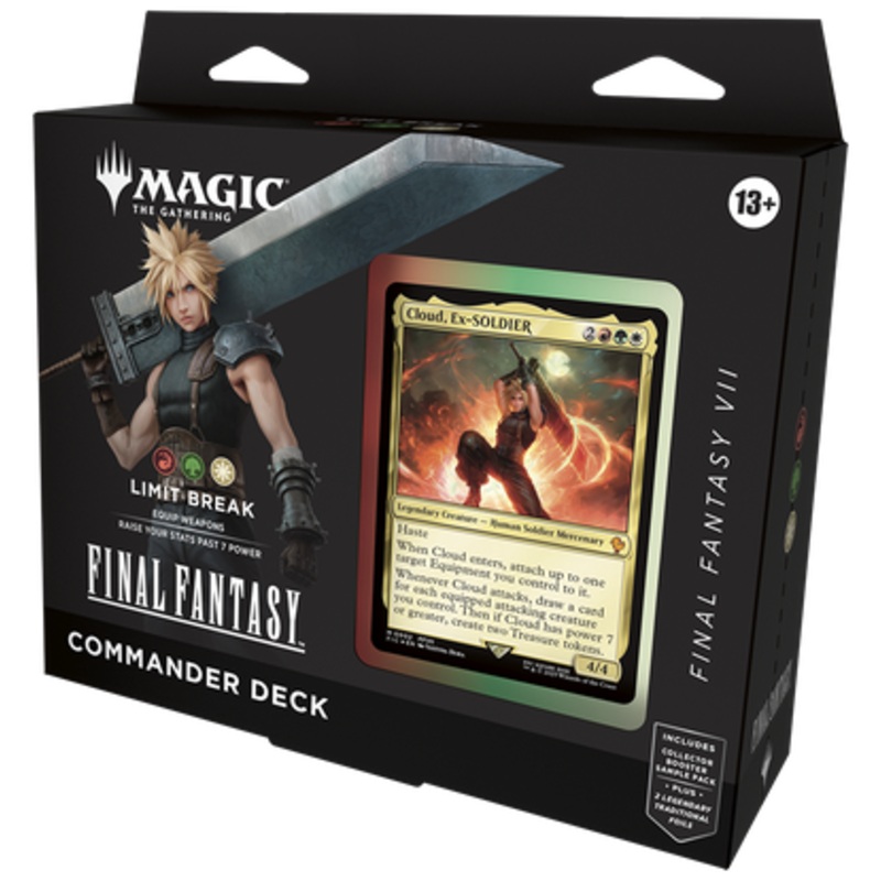 Magic Magic Final Fantasy Universe Beyond Commander Deck Limit Break New