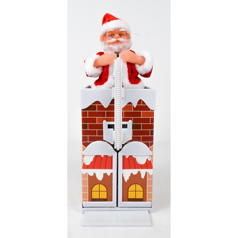 Santa Chimney Christmas Decor
