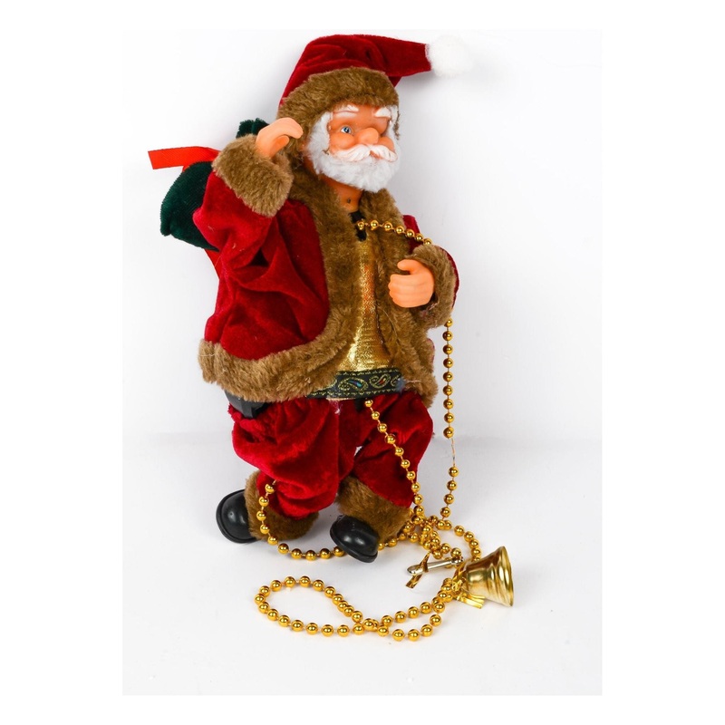 Santa Climbing on Chain Christmas Decor