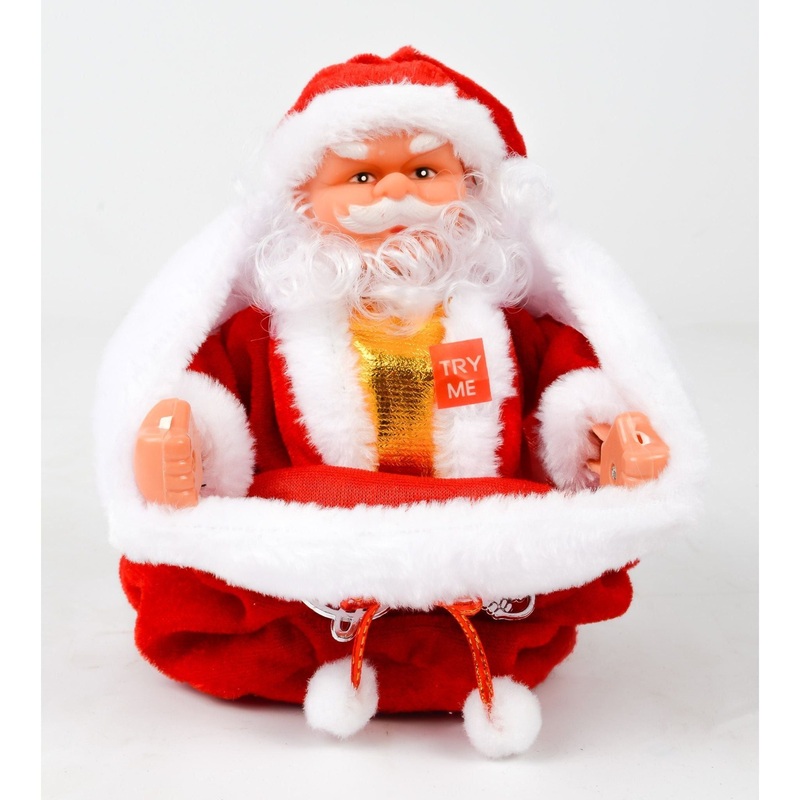 Santa in Sack Christmas Decor