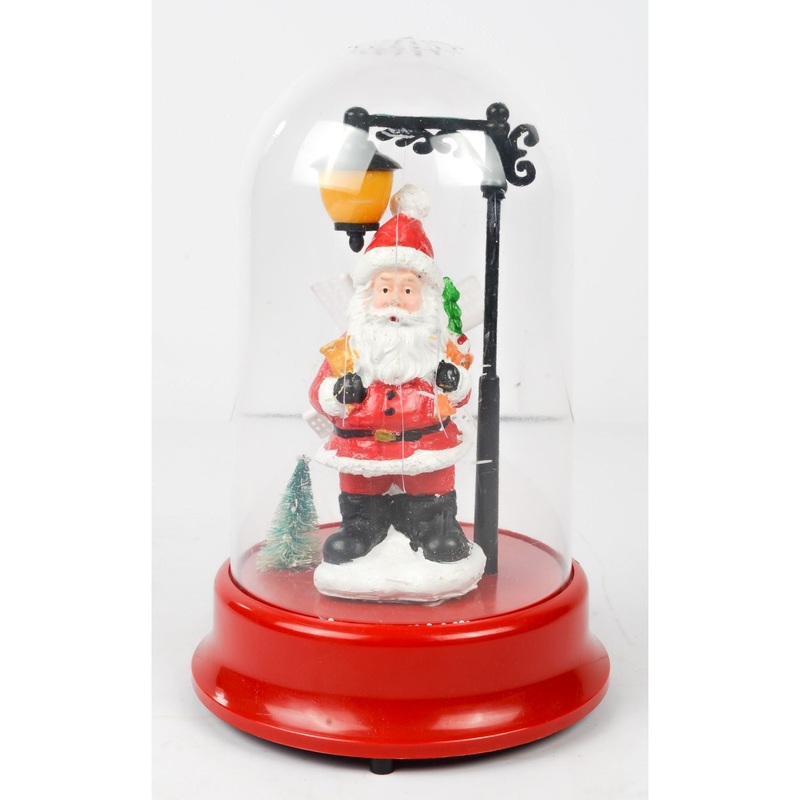 Santa Snow Globe Christmas Decor