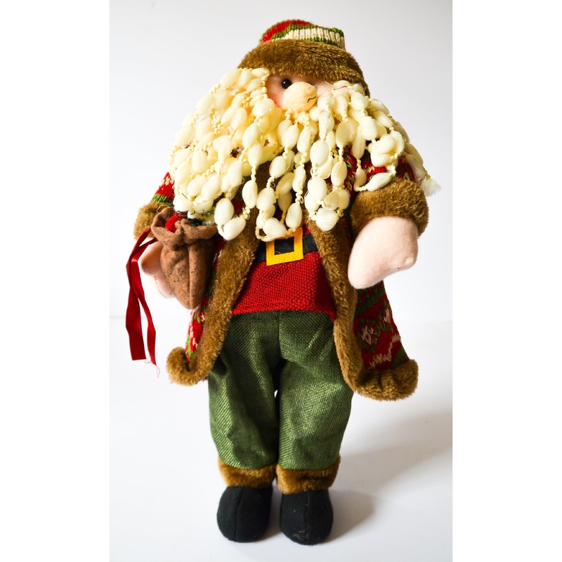 Santa with Coat and Hat Christmas Decor