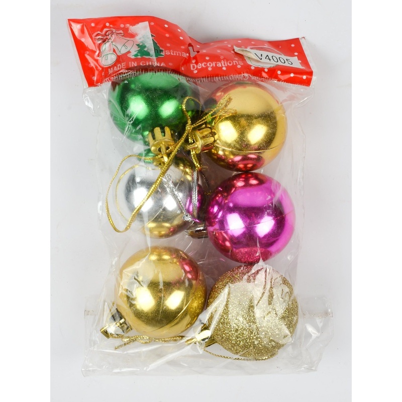 Small Multi Ball Christmas Decor 19V4005