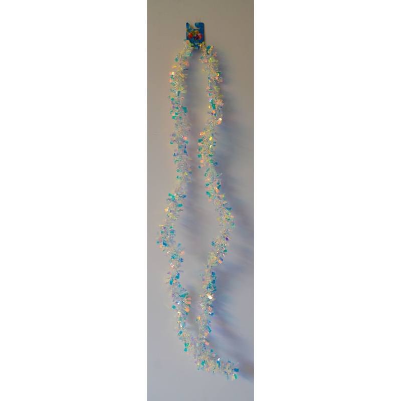White Gold Garland Christmas Decor
