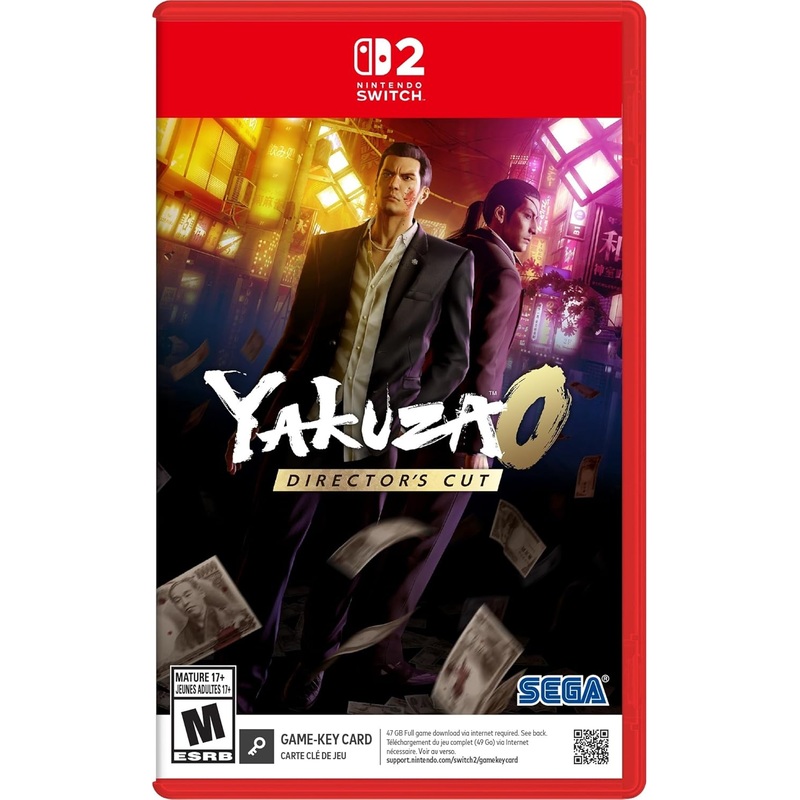 Yakuza 0 Directors Cut Game Key Card Switch 2 New