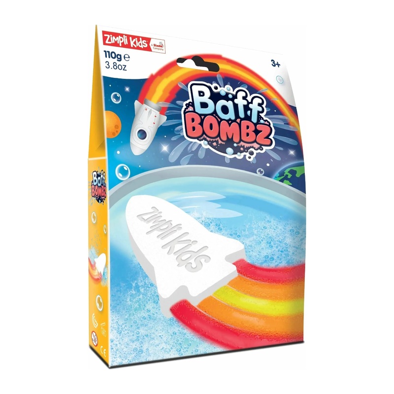 Zimpli Bath Bomb White Rocket Flame