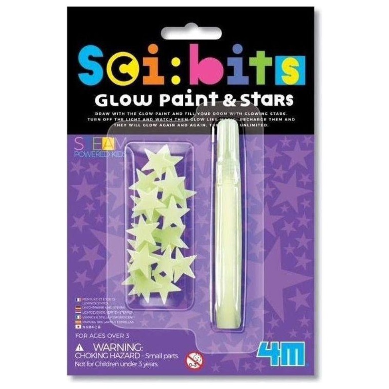 4M Glow Paint Star 03319  Paint, Charge, Glow