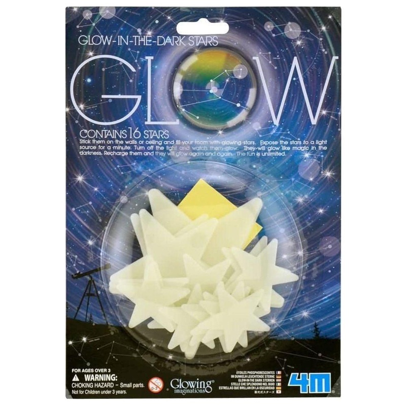 Bedtime Glows with 4M Star Wall Stickers 05210