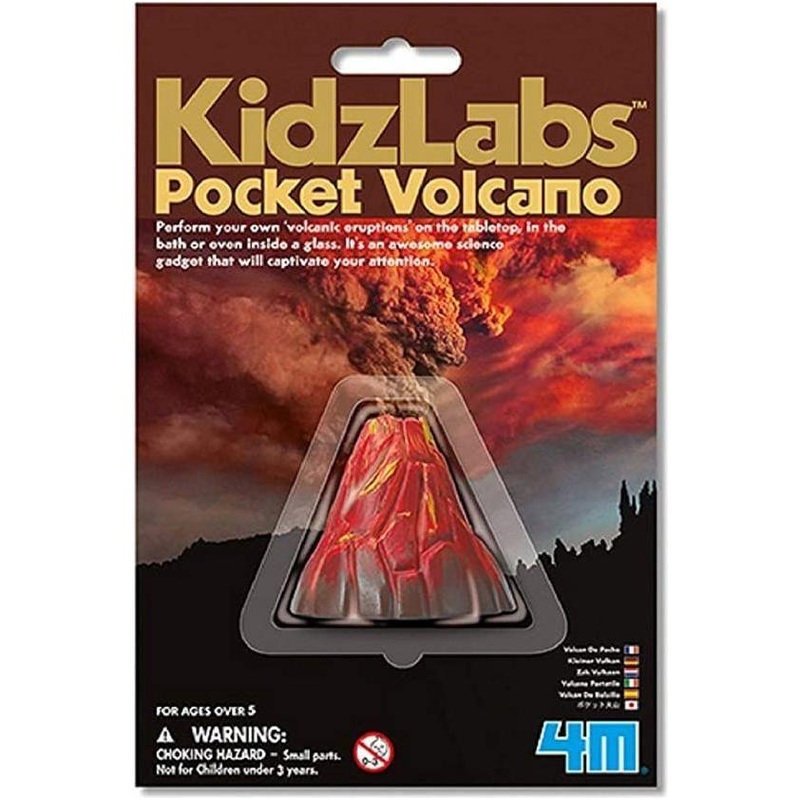 Big Blast Fun with 4M Pocket Volcano Kit 03218