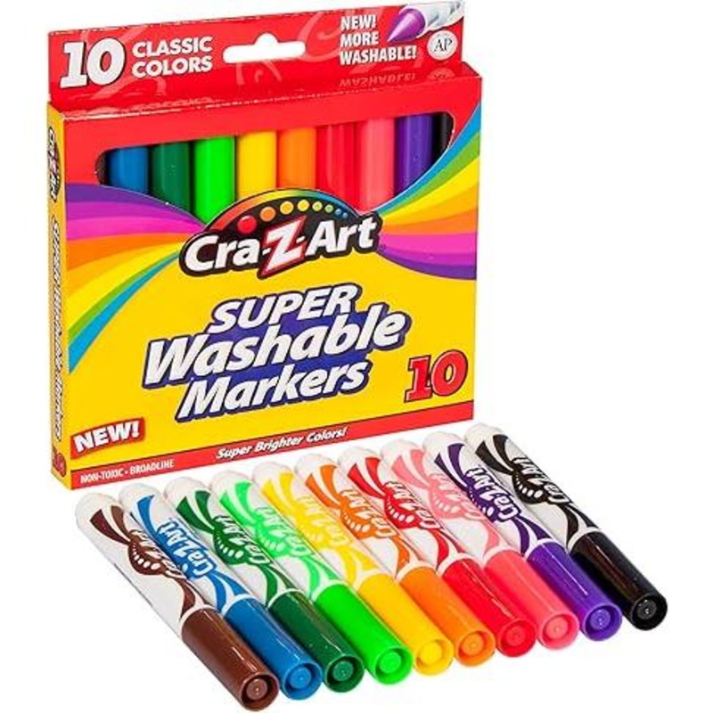 Cra Z Art 10 Super Washable Markers