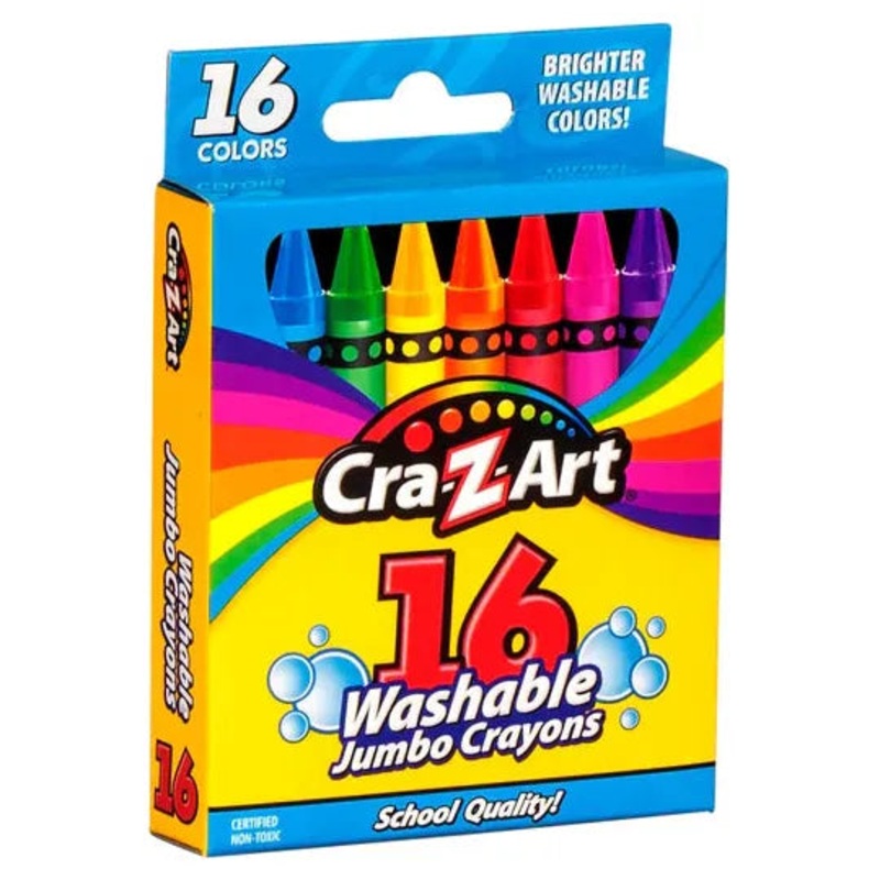 Cra Z Art 16 Jumbo Washable Crayons
