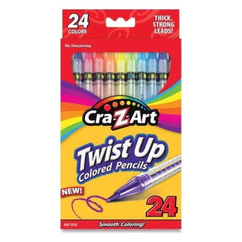Cra Z Art 24 Twist Up Coloured Pencils