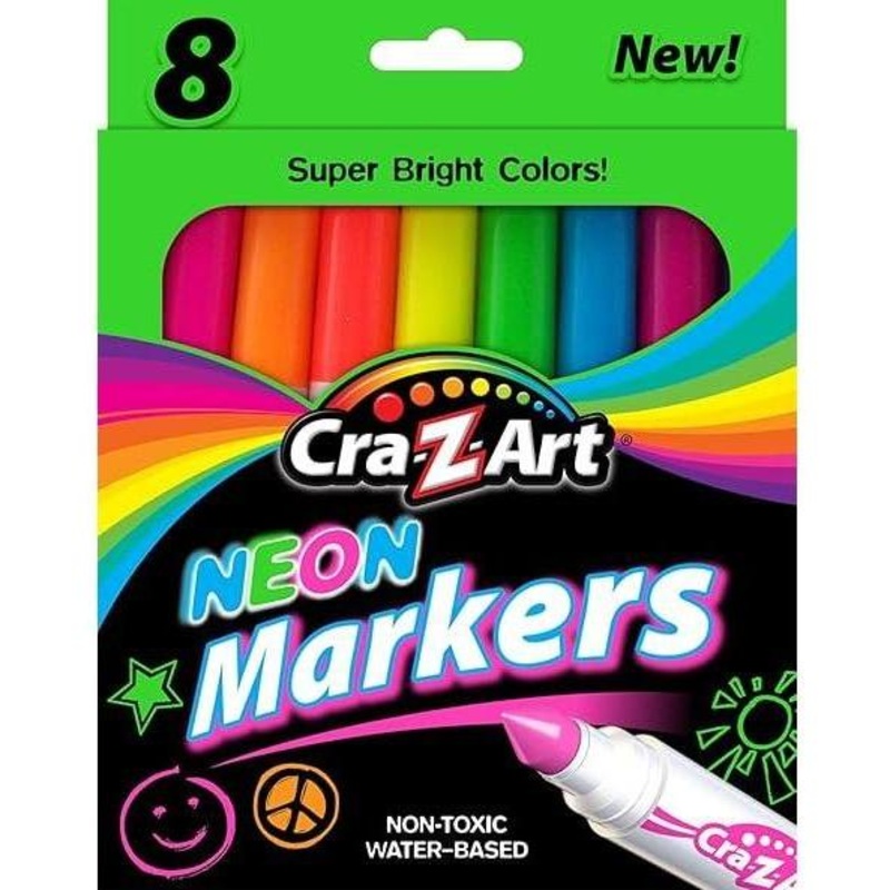 Cra Z Art 8 Neon Markers