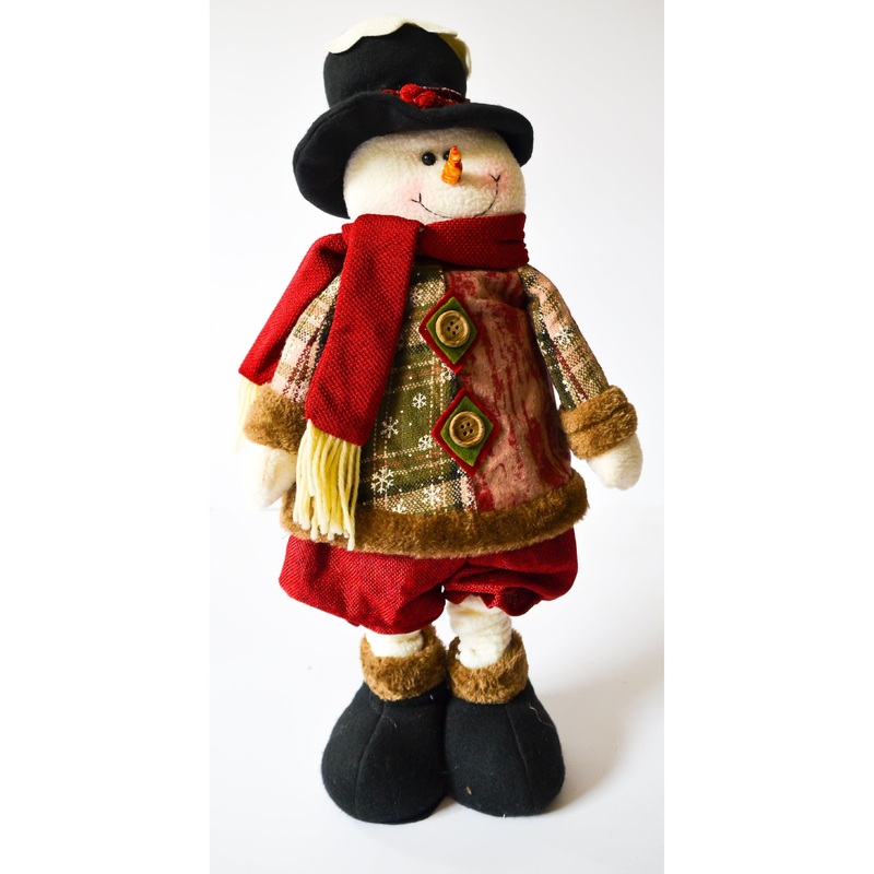 Snowman and Shorts Scarf Christmas Decor