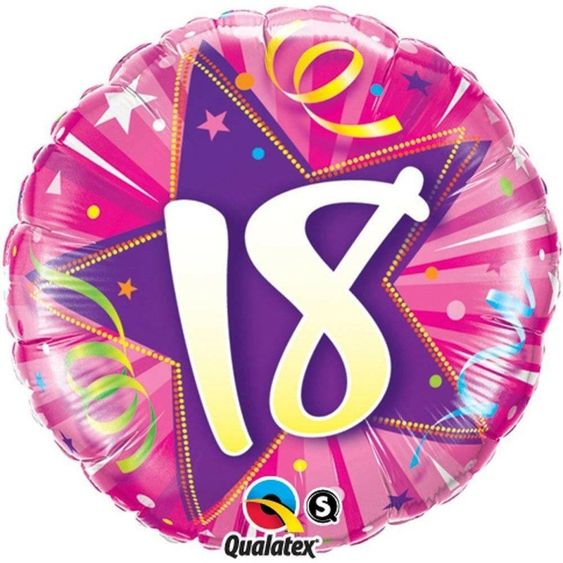 Qualatex 18 Year Star 24002 Balloon