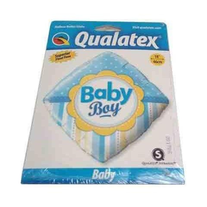 Qualatex Baby Boy Square 14637 Balloon