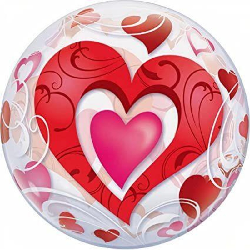 Qualatex Bubbles Heart 33909 Balloon