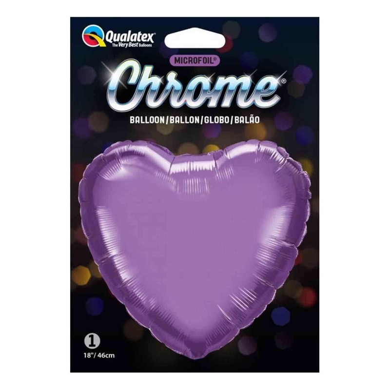 Qualatex Chrome Heart 90048 Balloon