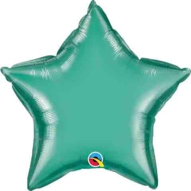 Qualatex Green Chrome Star 90103 Balloon