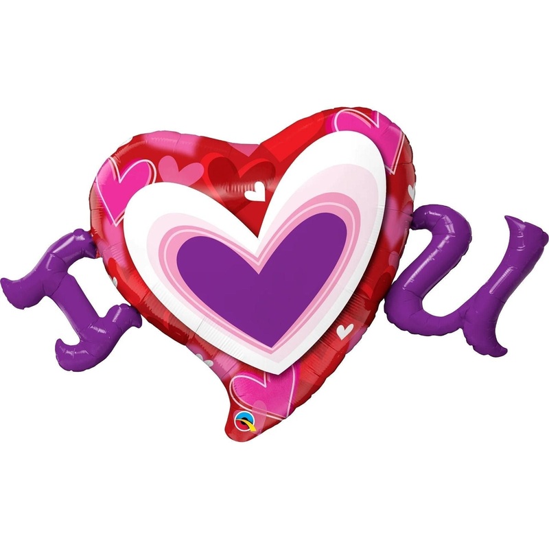 Qualatex I Heart U 54894 Balloon
