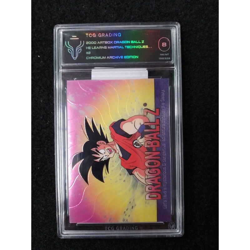 ARTBOX DRAGON BALL Z HE LEARNS MARTIAL TECHNIQUES 2000 - TCG GRADED CARD 8 - N09421