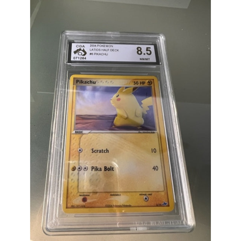 CGC 8.5 Pikachu -  Latios Half Deck 6/10 - Pokemon Card