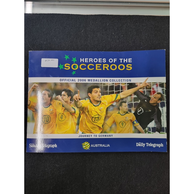 HEROES OF THE SOCCEROOS OFFICIAL 2006 MEDALLION COLLECTIONS