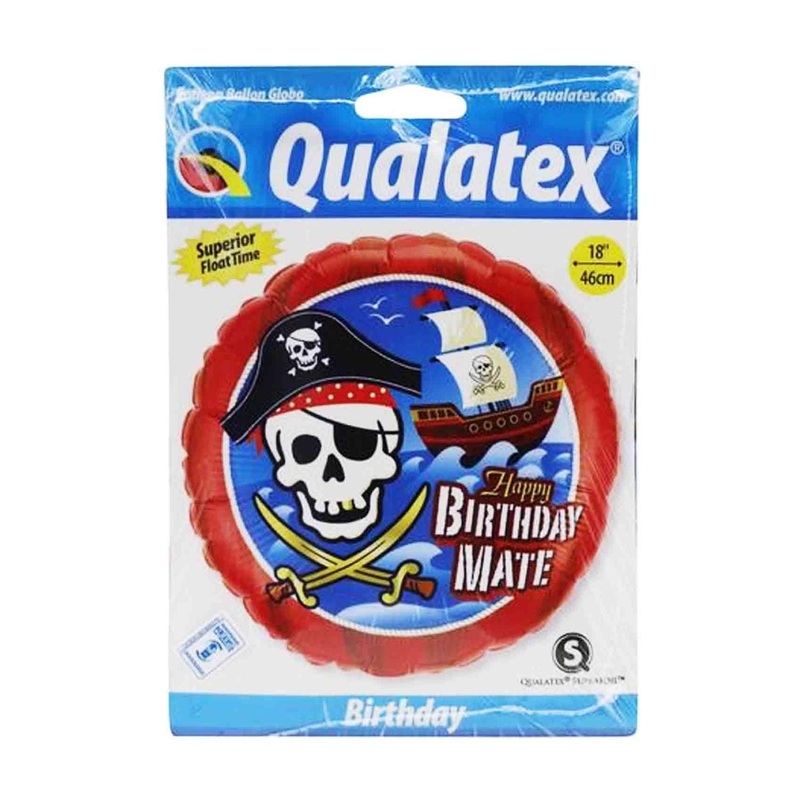 Qualatex Pirate Happy Bday11767 Balloon