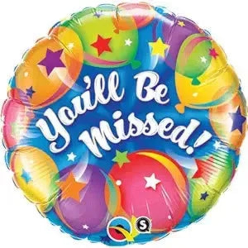 Qualatex Youll Be Missed 18419 Balloon