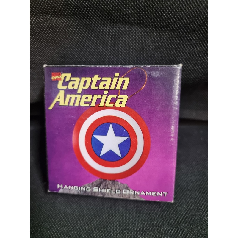 CAPTAIN AMERICA HANGING SHIELD ORNAMENT