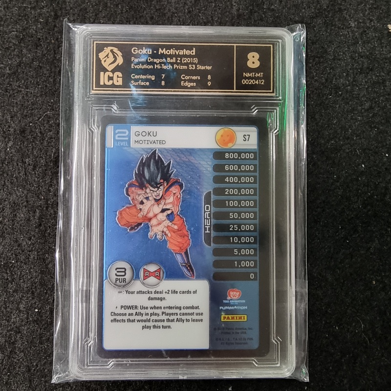 Dragon Ball Z TCG Panini Evolution Hi Tech Prism S3 Starter Goku ICG 8 NMT-MT