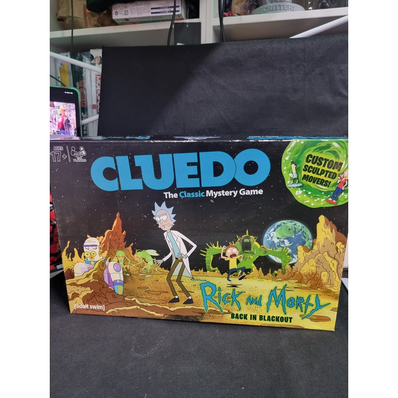 RICK AND MORTY CLUEDO THE MYSTERY GAME (OPENED)