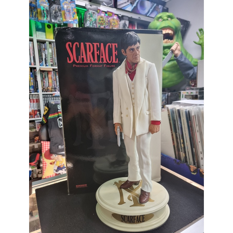 SIDESHOW COLLECTIBLES SCARFACE PREMIUM FORMAT STATUE 0998/1500
