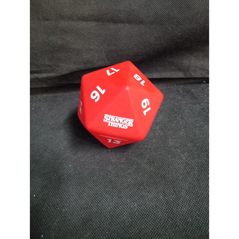 Stranger Things Hard Plastic D20 Dice Cube Coin Bank Netflix Dungeons & Dragons