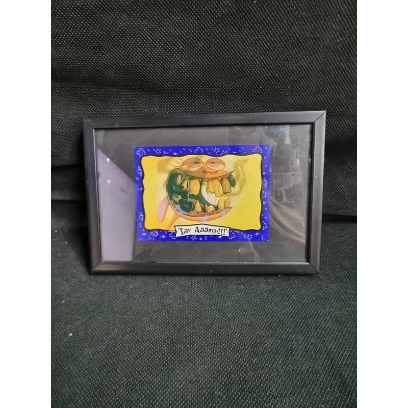 1990 REN & STIMPY FRAMED TRADING CARD