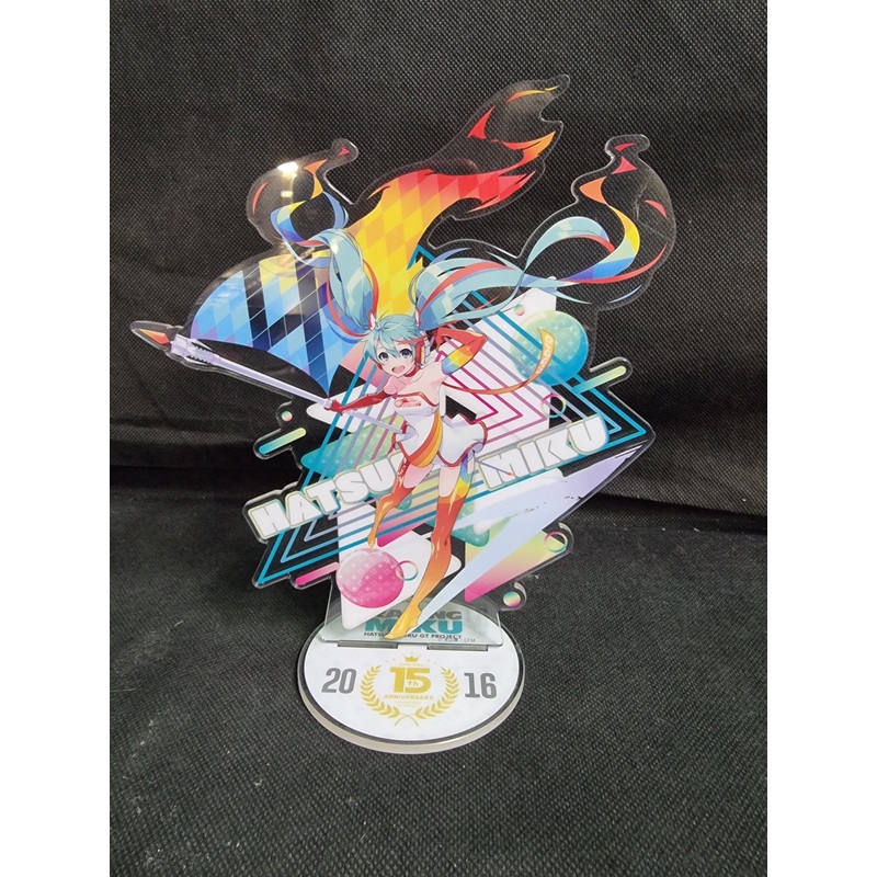 Acrylic Stand Panel Hatsune Miku Racing Ver. 2016 Gt Project 15Th
