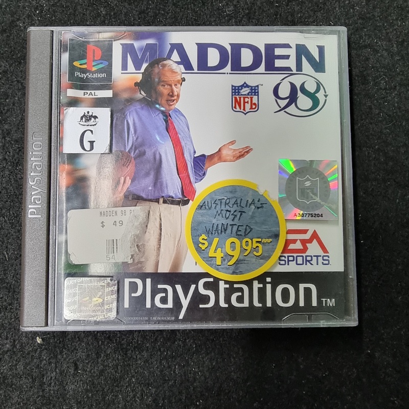 Madden Nfl 98 PlayStation 1 Ps1 Game