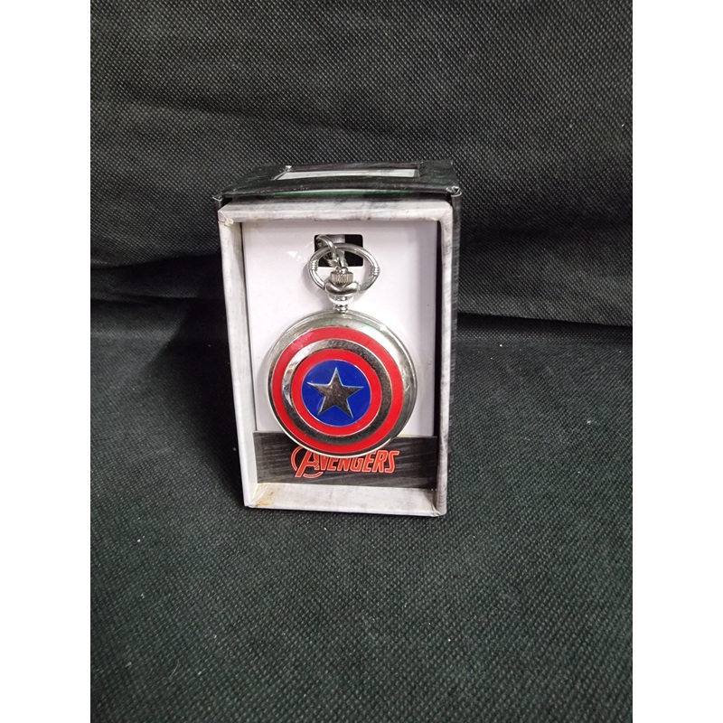 MARVEL AVENGERS CAPTAIN AMERICA POCKET WATCH