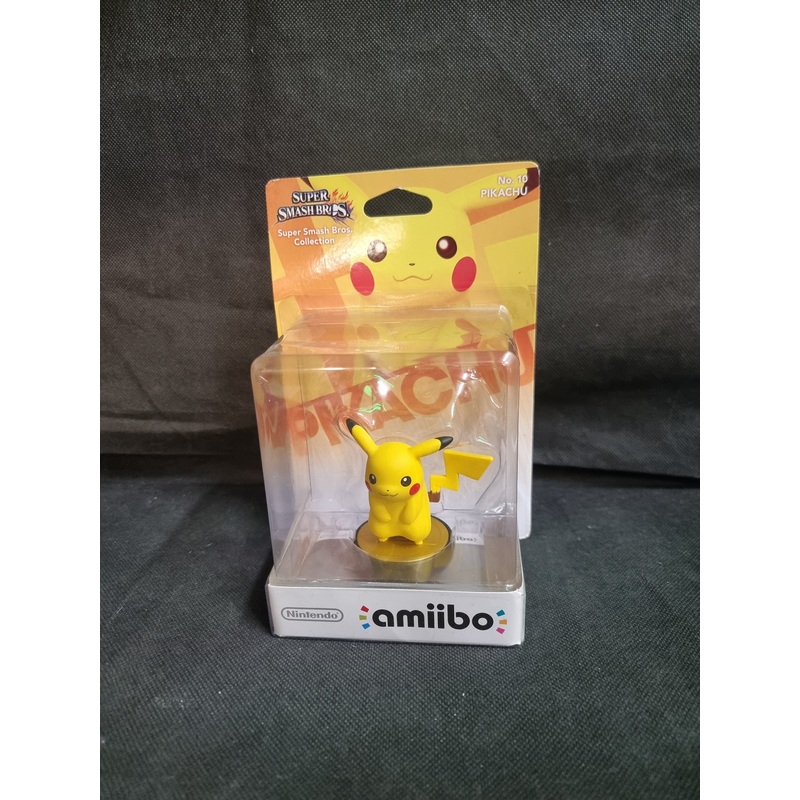 Nintendo Pikachu Pokemon Amiibo Figure Smash Bros 1st Edition