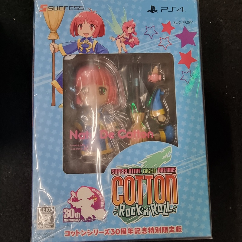 PS4 Cotton Rock'n Roll LTD. 30th anniversary Software Nendoroid Book Soundtrack