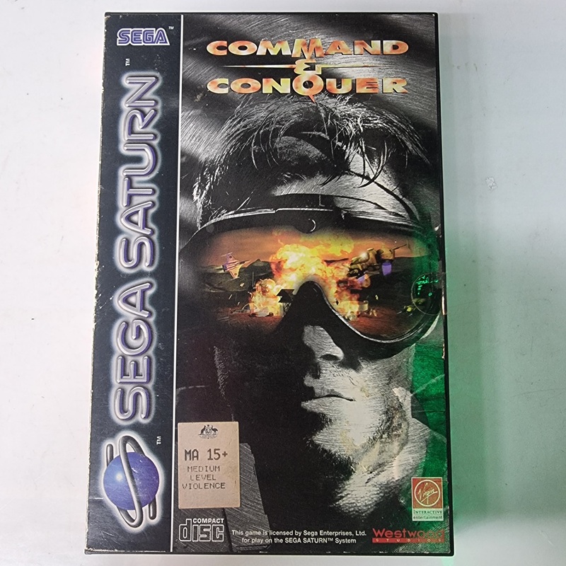 Sega Saturn Game - Command & Conquer: Der Tiberiumkonflikt (Boxed) (Pal)